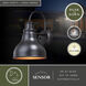 Delano LED 13 inch Oil Burnished Bronze and Light Gold Outdoor Wall