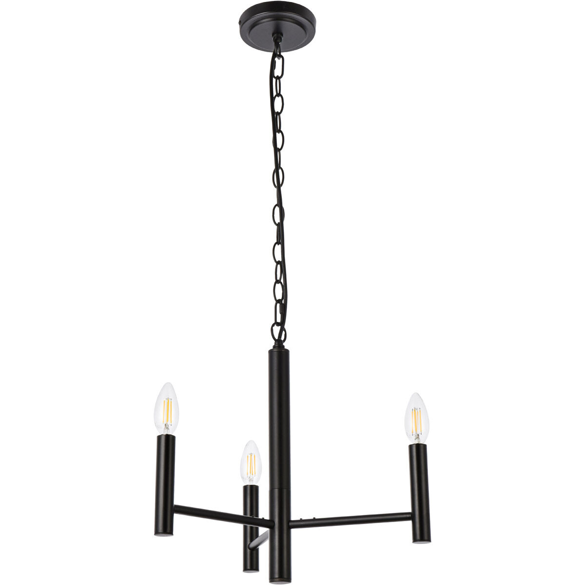 Carmella 3 Light 17 inch Black Pendant Ceiling Light