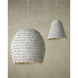 Overlay 3 Light 24 inch White Pendant Ceiling Light, Large