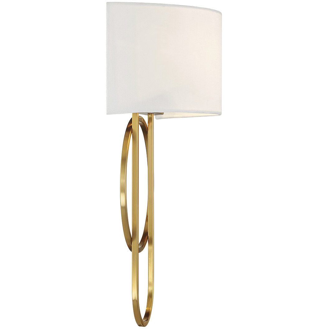 Tempe 2 Light 12 inch Warm Brass Sconce Wall Light