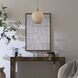 Fractu 35.25 X 24 inch Antiqued Mirror and Brass Mirror