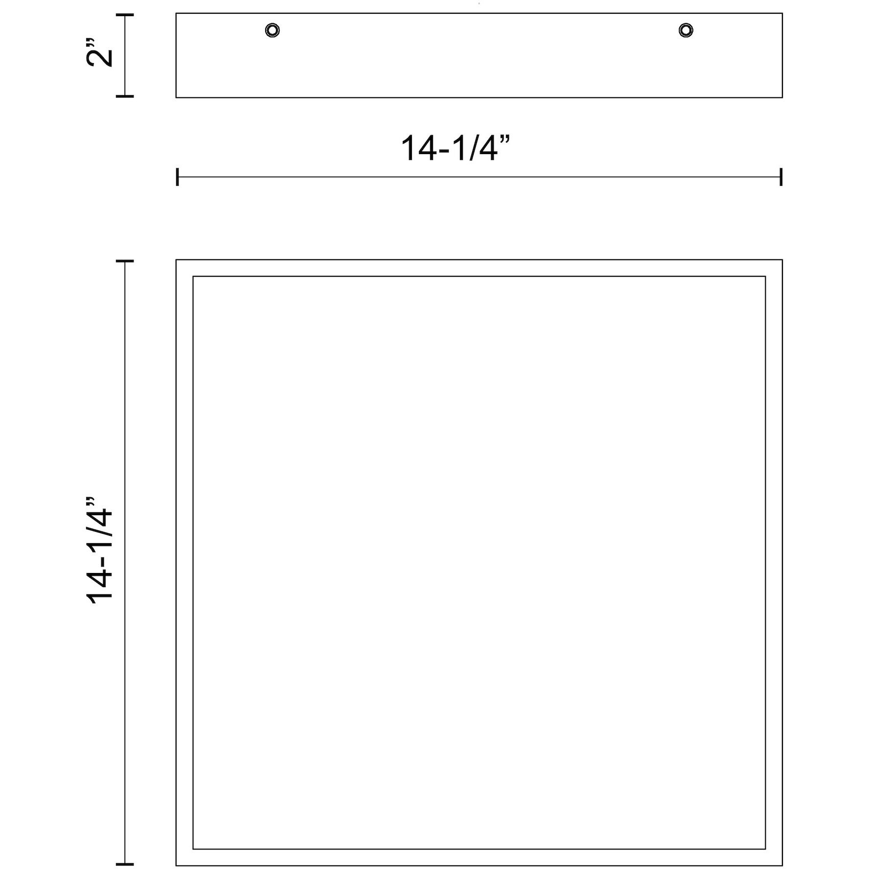 Alora Mood Sydney LED 14.25 inch Matte Black Flush Mount Ceiling Light