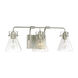 Jaden Bath Vanity Wall Sconce Wall Light in Brushed Nickel
