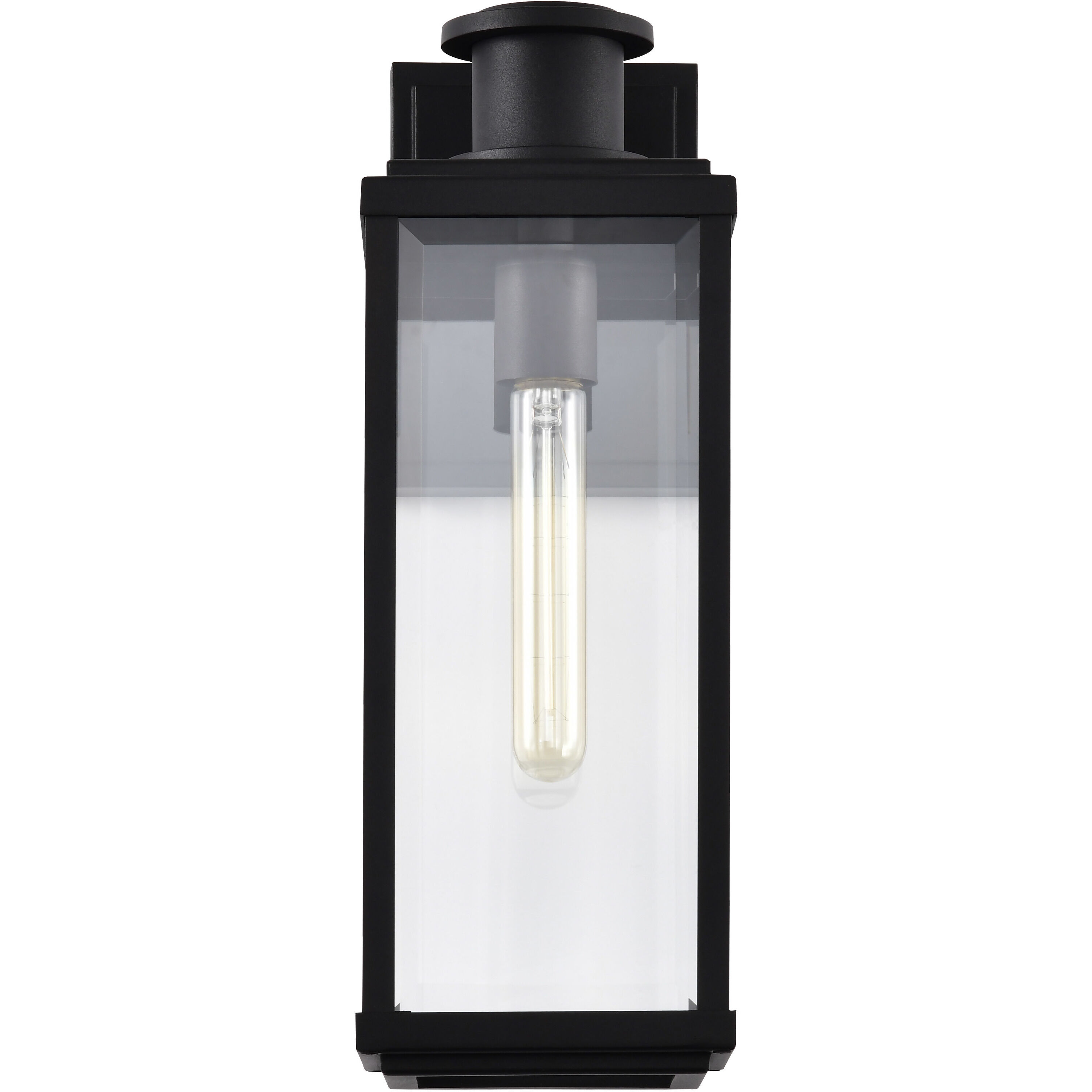 Luca 16.5 inch Sand Black Outdoor Wall Light