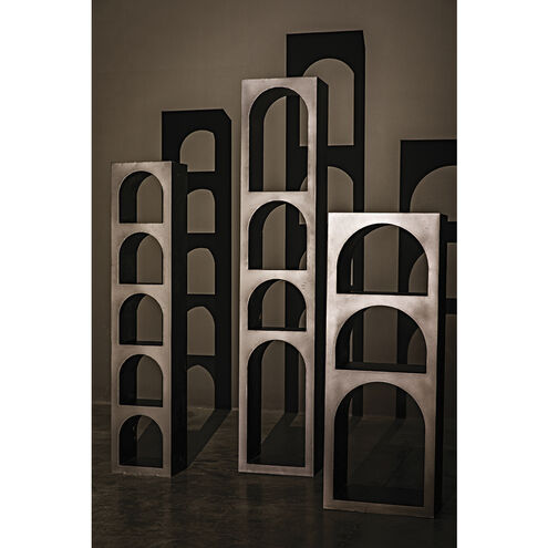 Aqueduct Matte Black Bookcase, A