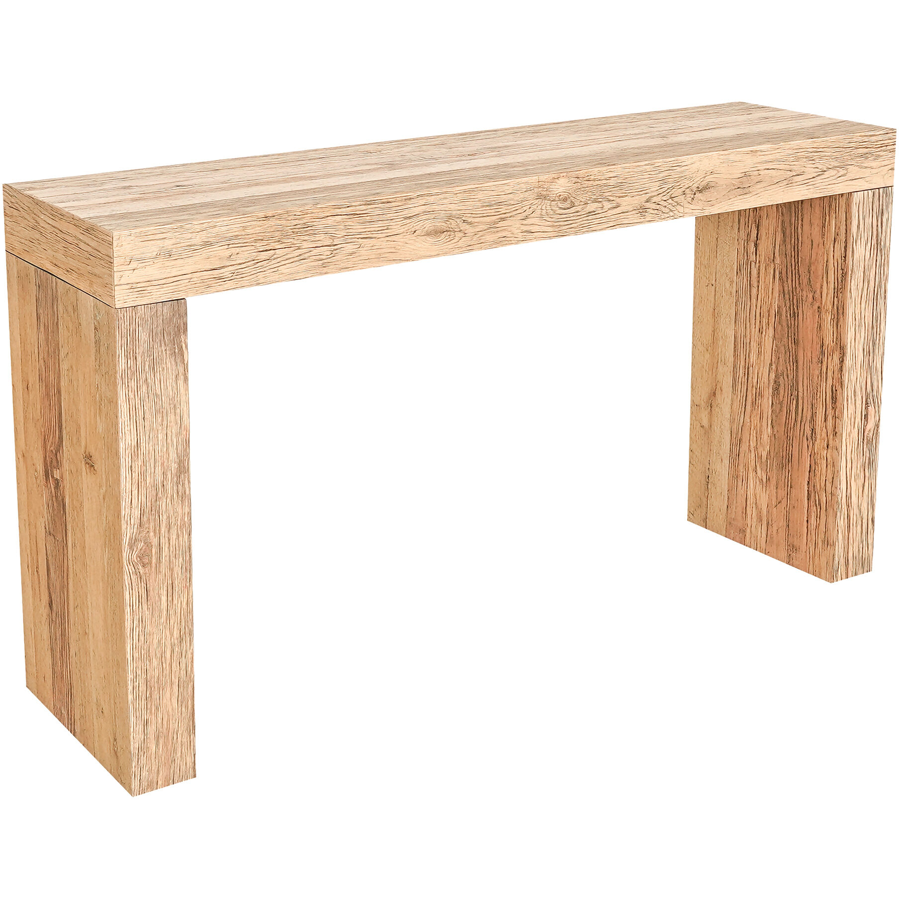 Evander 55 X 15 inch Aged Oak Console Table