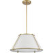 Regalia Pendant Ceiling Light in Natural Antique Brass
