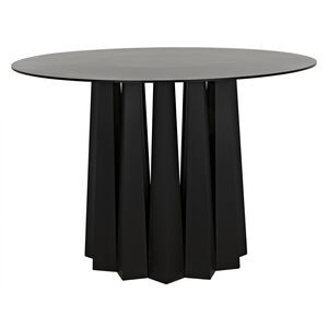 Column 44 X 44 inch Matte Black Dining Table