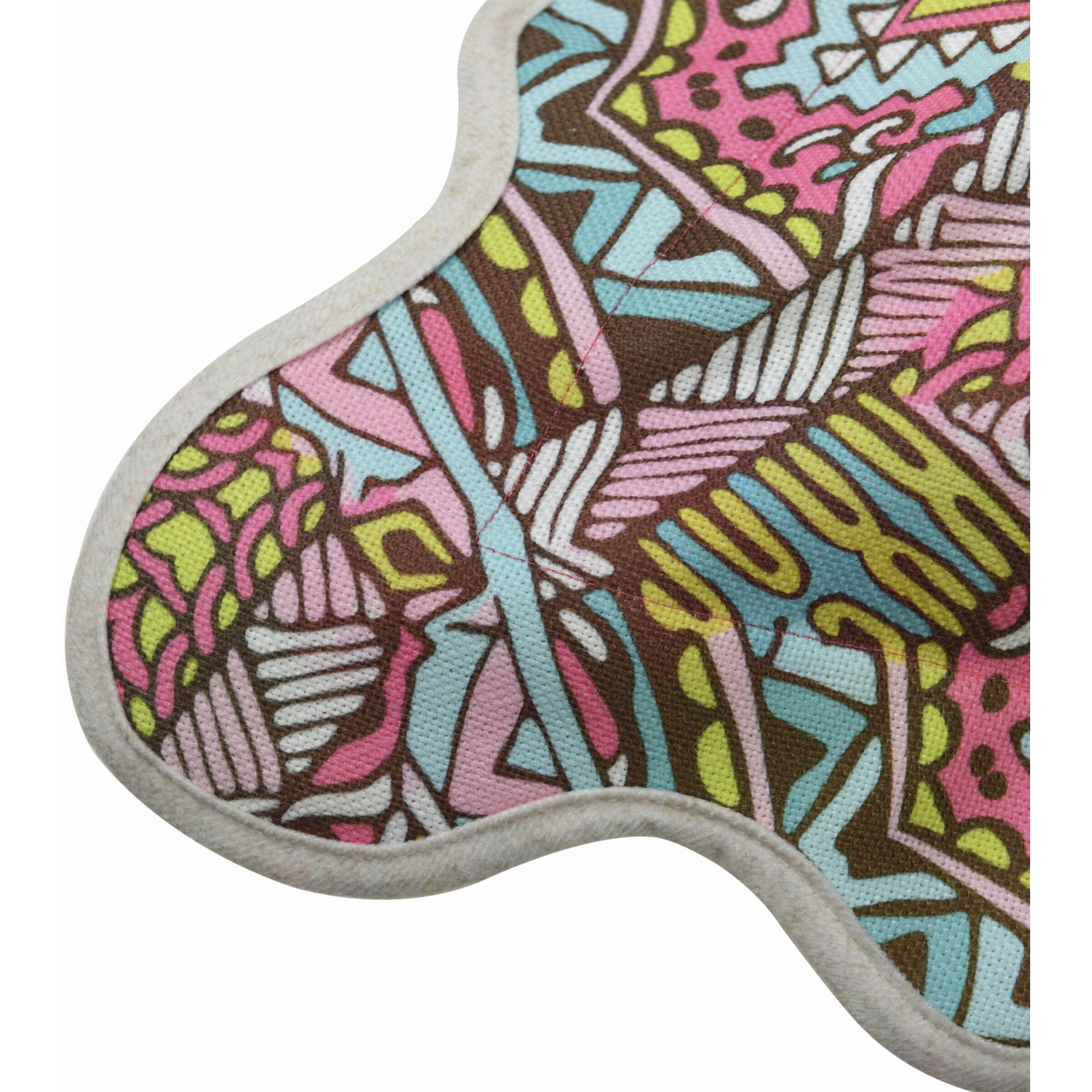 Mika 30 X 7 inch Multi and White Pillow