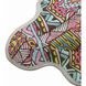 Mika 30 X 7 inch Multi and White Pillow