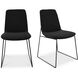Ruth Black Dining Chair, Set of 2