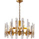 Canada 12 Light 26 inch Gold Chandelier Ceiling Light