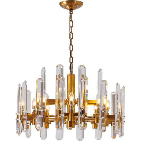 Canada 12 Light 26 inch Gold Chandelier Ceiling Light