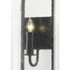 Breakspear 1 Light 8 inch Antique Black ADA Wall Sconce Wall Light