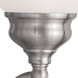 Essex 1 Light 6.25 inch Brushed Nickel Single Sconce Wall Light