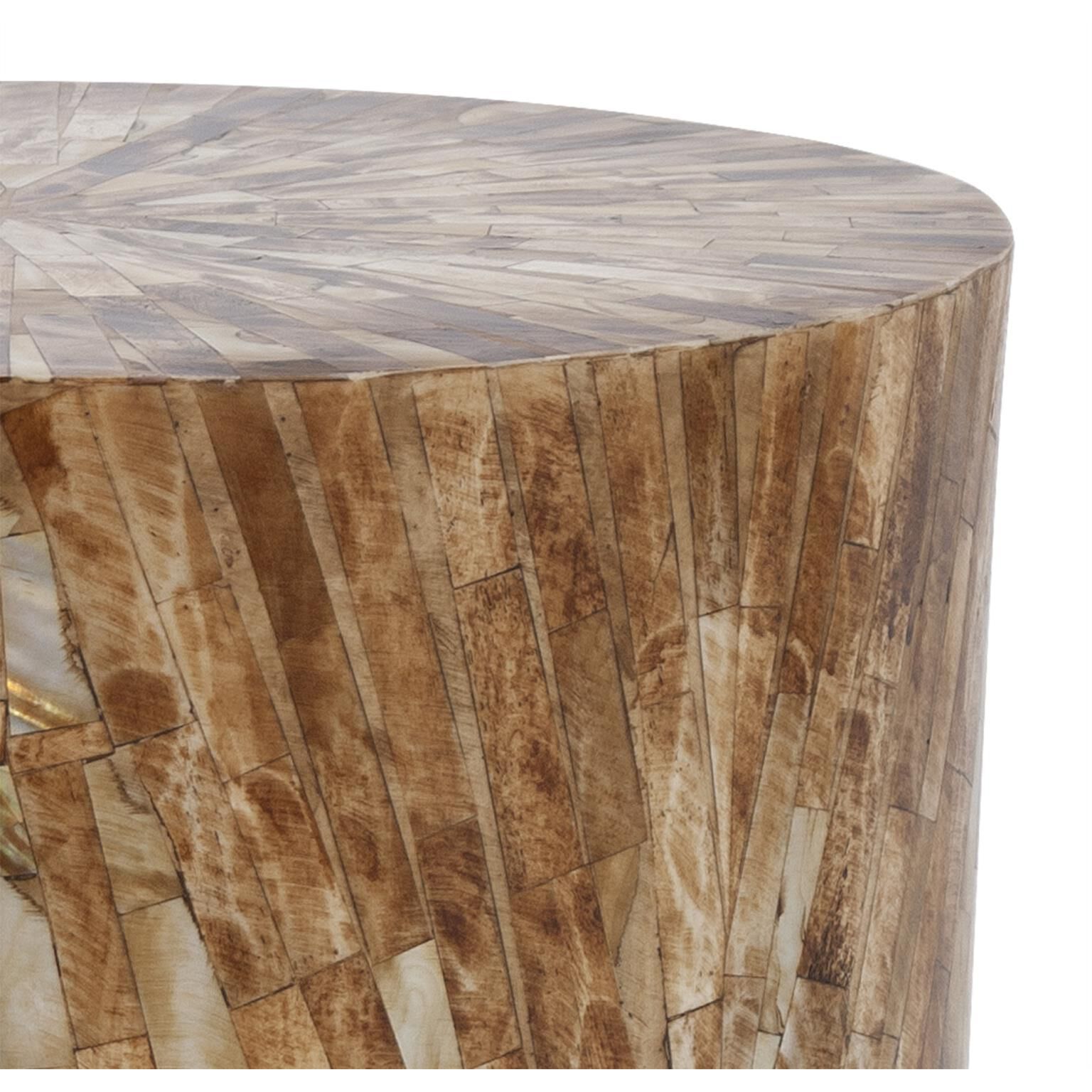 Venchi 18 X 15 inch Amber End Table