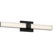 Fentress LED 24 inch Midnight Black Vanity Light Wall Light