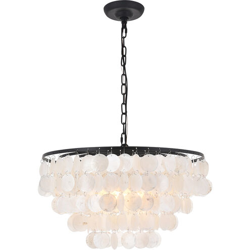 Selene 4 Light 20 inch Black Pendant Ceiling Light