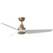 Ruhlmann 52 inch Hand Rubbed Antique Brass with Matte White Blades Indoor/Outdoor Smart Ceiling Fan in Hand-Rubbed Antique Brass