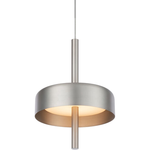 Pierce LED 7 inch Brushed Nickel Mini-Pendant Ceiling Light, dweLED