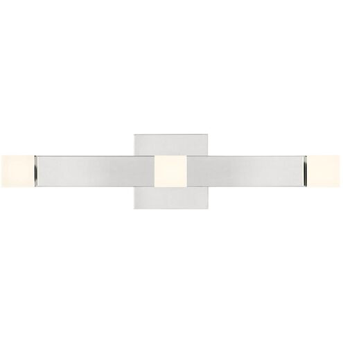 Drew & Jonathan Scott Brander LED 20.88 inch Chrome Vanity Light Wall Light