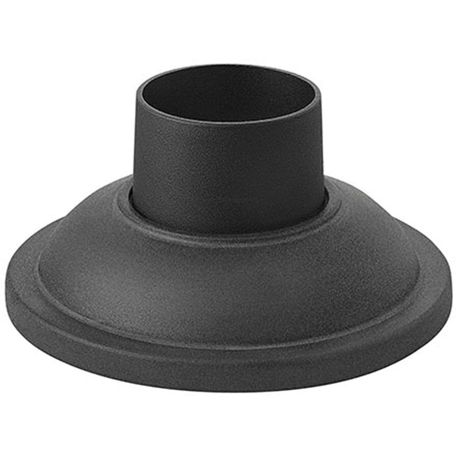 Isaac 7 inch Museum Black Outdoor Pier Mount Base