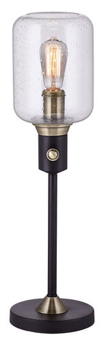 Menlo Lane 26 inch 60 watt Black Table Lamp Portable Light