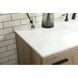 Eugene 60 X 22 X 33.5 inch Natural Oak Vanity Sink Set