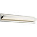 Fusion LED 24 inch Chrome Bath Vanity Light Wall Light