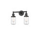 Franklin Restoration Dover 2 Light 14 inch Oil Rubbed Bronze Bath Vanity Light Wall Light in Clear Glass, Franklin Restoration