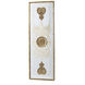 Anita 48 X 15.9 inch Clear and Gold Wall Mirror