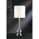 Camden 32 inch 150 watt Brushed Nickel Table Lamp Portable Light