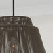 Jasper 1 Light 23 inch Umber and Black Outdoor Hanging Lantern