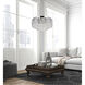 Tully 8 Light 20 inch Chrome Pendant Ceiling Light