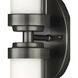 Bowland 2 Light 4.25 inch Oil Rubbed Bronze Bath Wall Sconce Wall Light