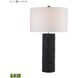 Punk 29.8 inch 9.5 watt Black Table Lamp Portable Light in LED, 3-Way