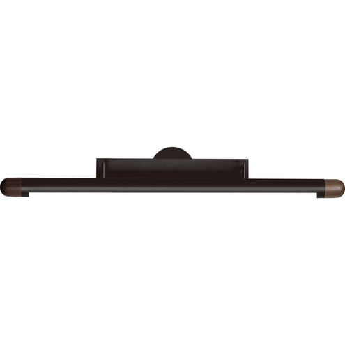 Florence 35 inch Satin Dark Gray Vanity Light Wall Light