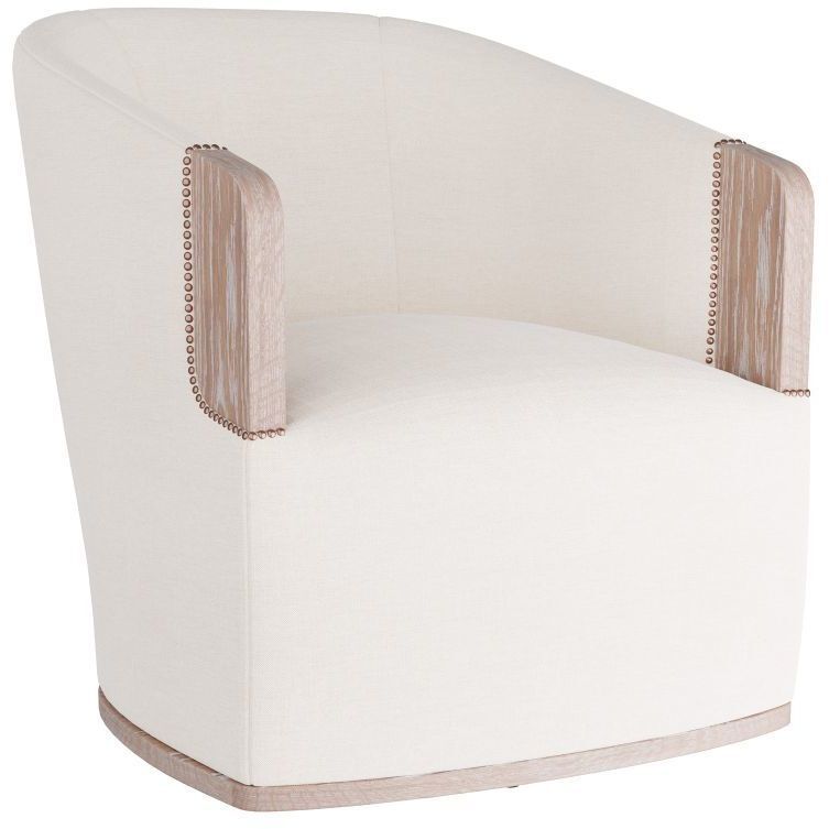 Reveal 33 inch Bone Swivel Lounge Chair