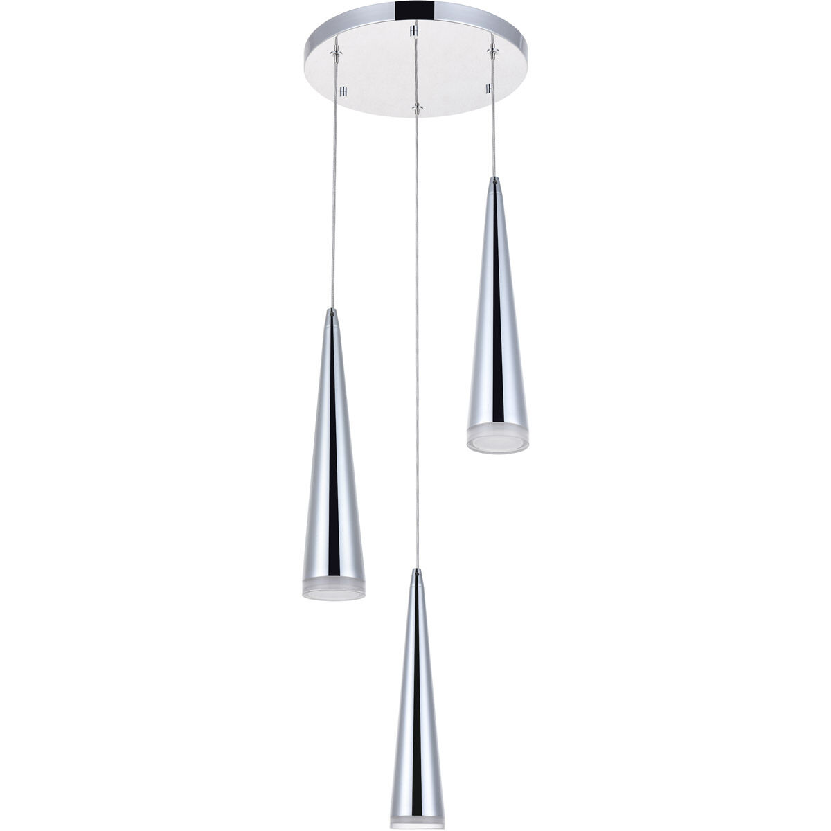 Fantasia LED 11.8 inch Chrome Pendant Ceiling Light
