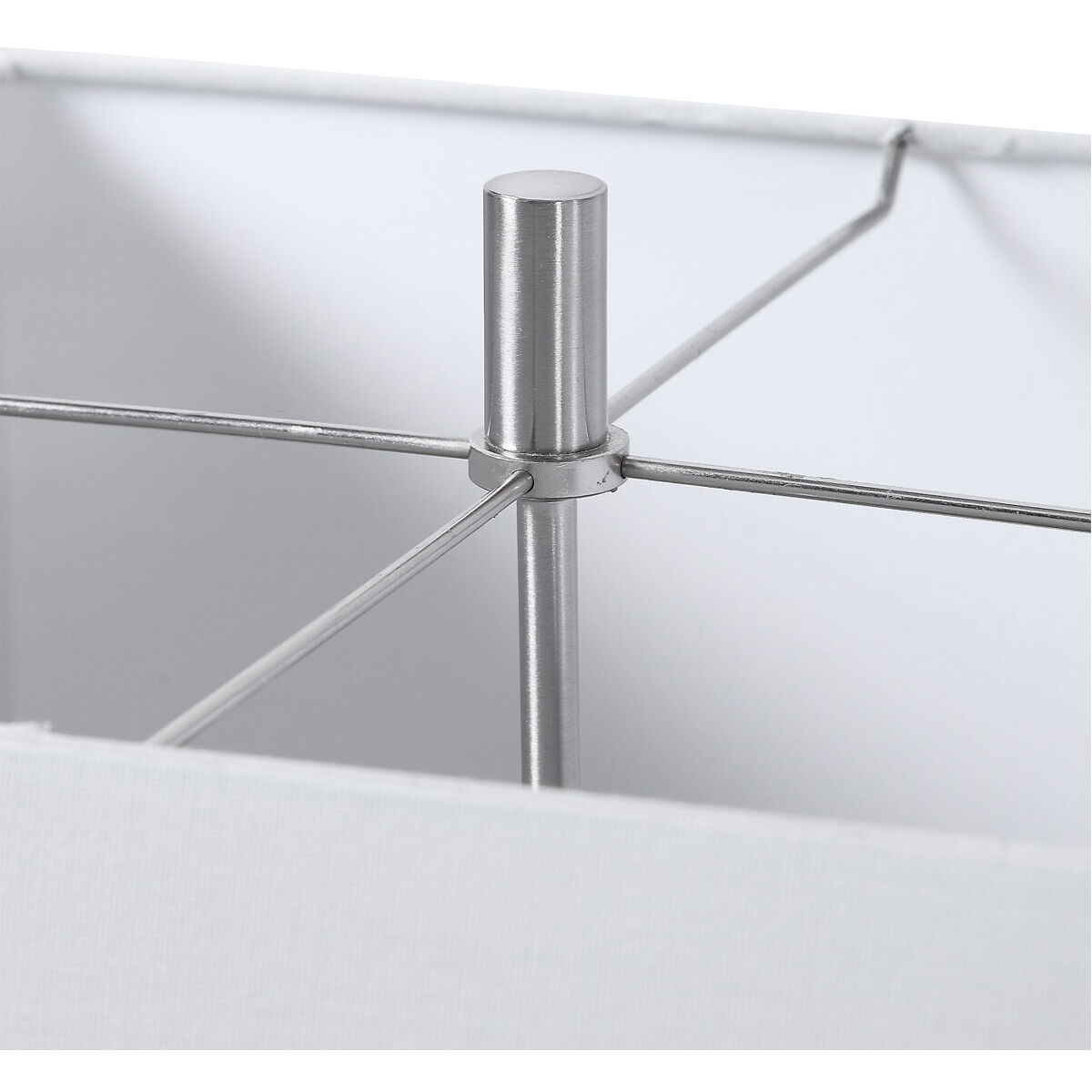 Aneeza 32 inch 60 watt Green Glaze with Brushed Nickel and Crystal Table Lamp Portable Light