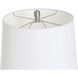 Cameron 30 inch 100.00 watt Gloss White Table Lamp Portable Light