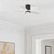 Atlas Irene-5HLK 42 inch Textured Bronze with Matte White Blades Flush Mount Paddle Fan