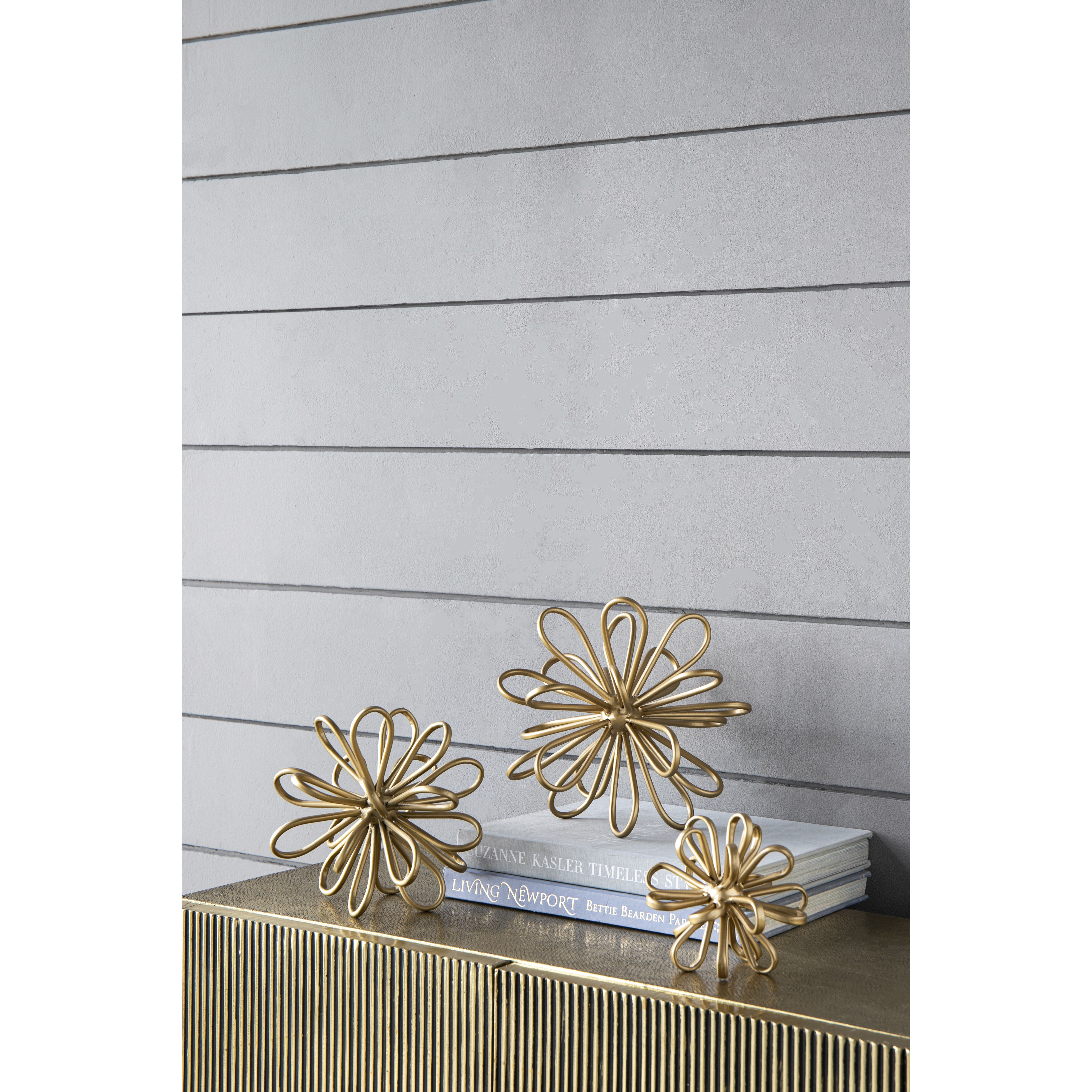 Flower Gold Statuary