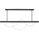 Sean Lavin Uneri LED 62 inch Nightshade Black Linear Chandelier Ceiling Light