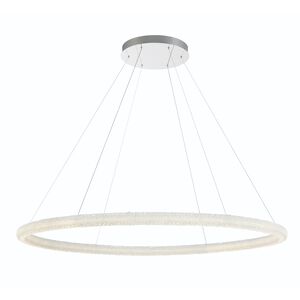 Sassi LED 60 inch Chrome Chandelier Ceiling Light