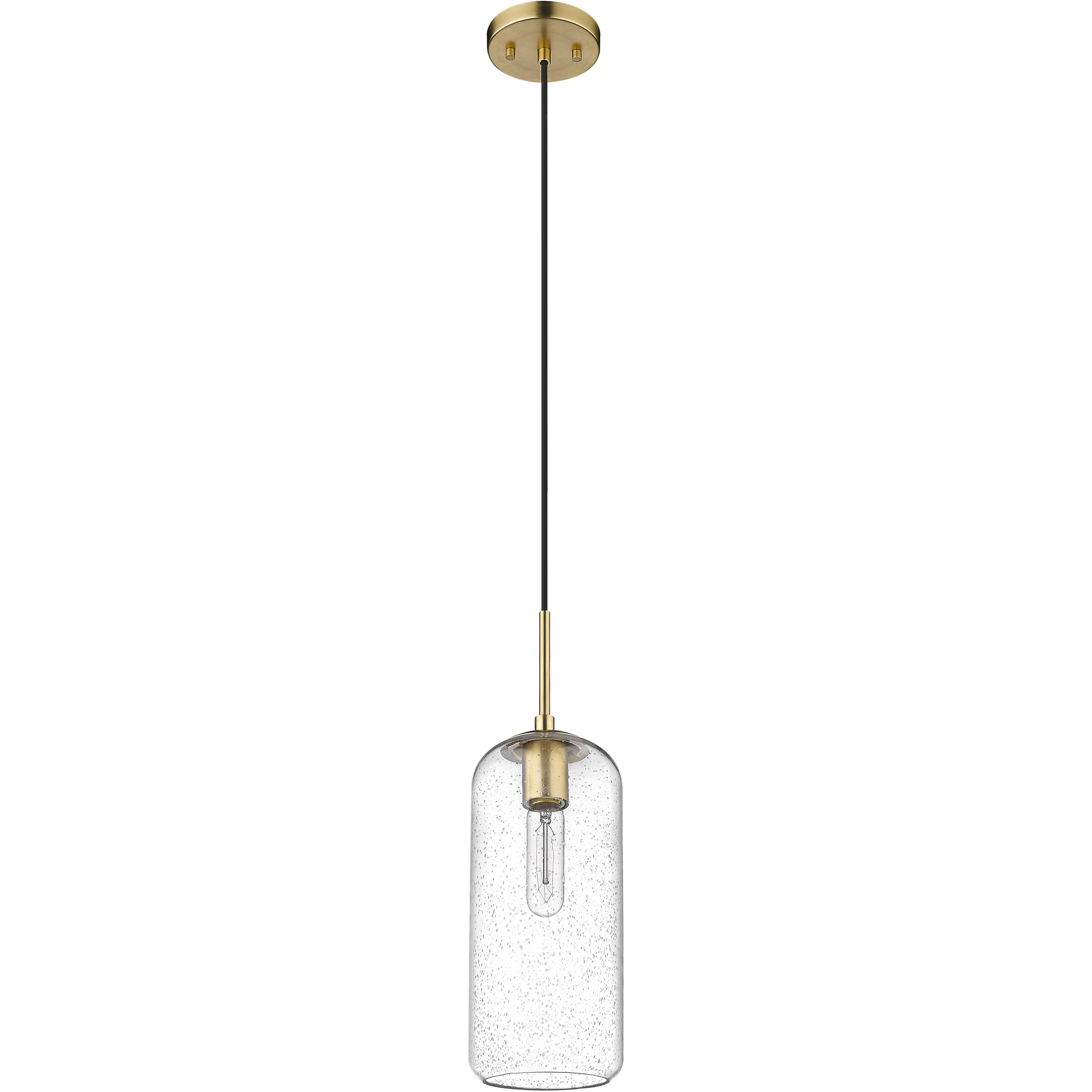 Monty 1 Light 5.25 inch Heritage Brass Pendant Ceiling Light