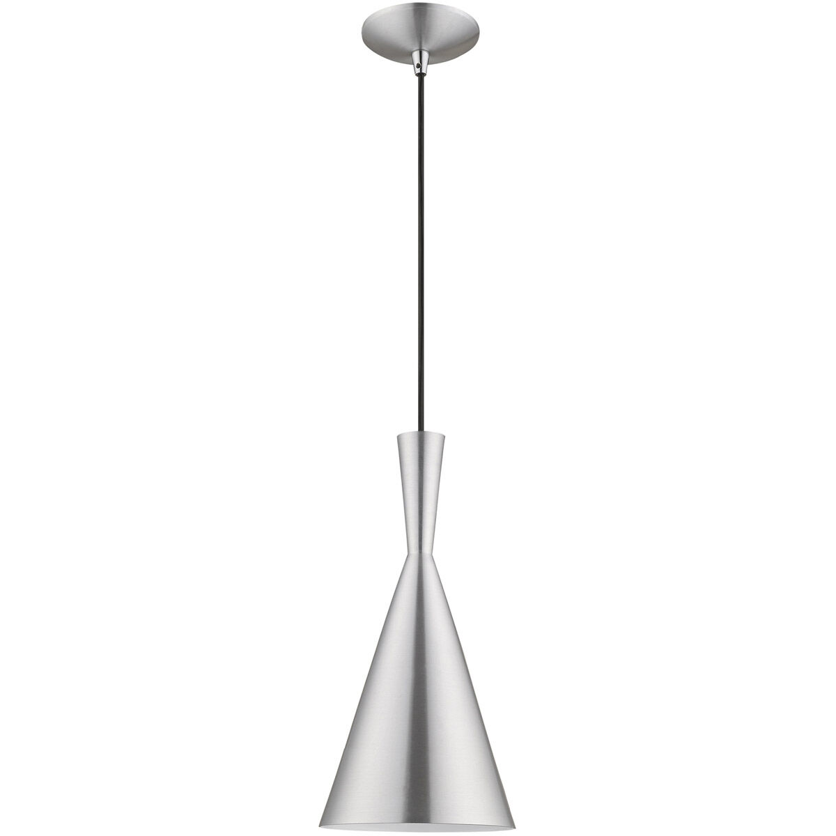 Allison 1 Light 7 inch Brushed Aluminum Mini Pendant Ceiling Light