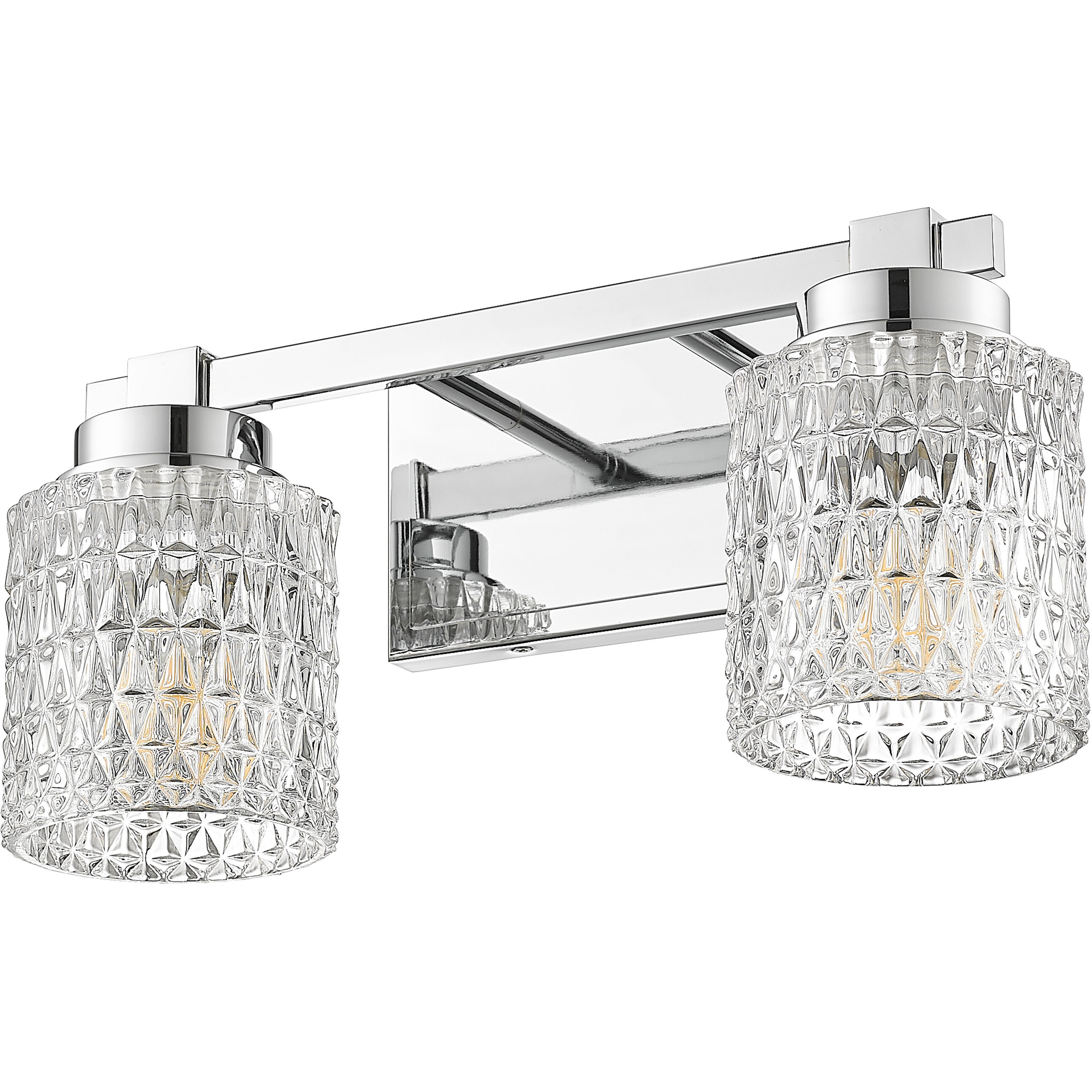Jacqueline Vanity Wall Light in Chrome
