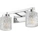 Jacqueline Vanity Wall Light in Chrome