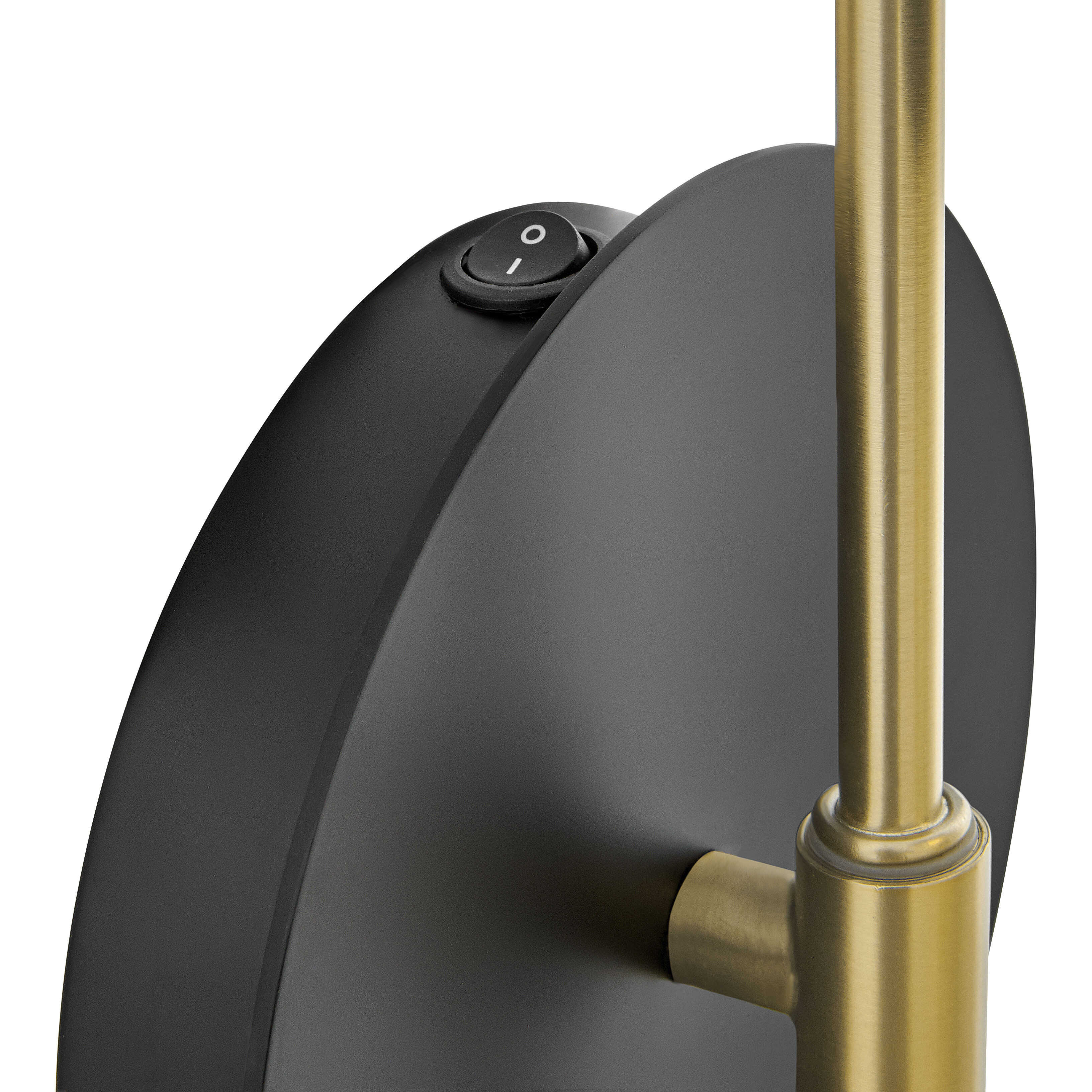 Lou LED 8 inch Black Sconce Wall Light